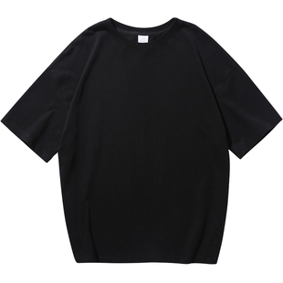 万有引力博物馆 纯色短袖T恤女夏2025新款体恤宽松半袖上衣打底衫