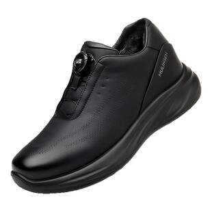 木林森雪地靴男款冬季2025新款羊皮毛一体休闲棉鞋男加绒加厚保暖