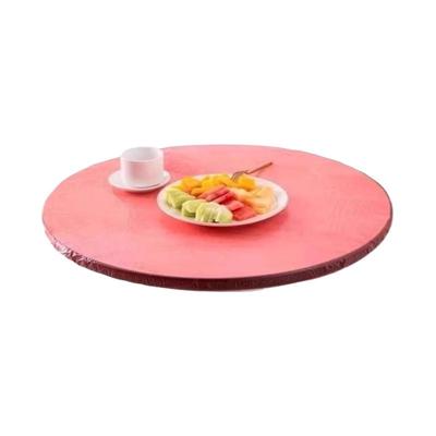 一次性束口桌布超厚红色松紧圆形透家用加厚防水防油防潮酒席婚庆