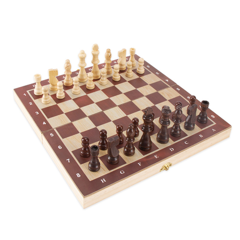 磁性国际象棋木质棋盘国际跳棋