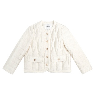 RBIGX瑞比克童装2025秋冬新款小香风轻薄保暖羽绒服女童冬装外套