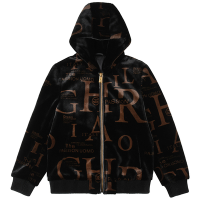 冬季新款潮流加厚真皮金丝绒外套