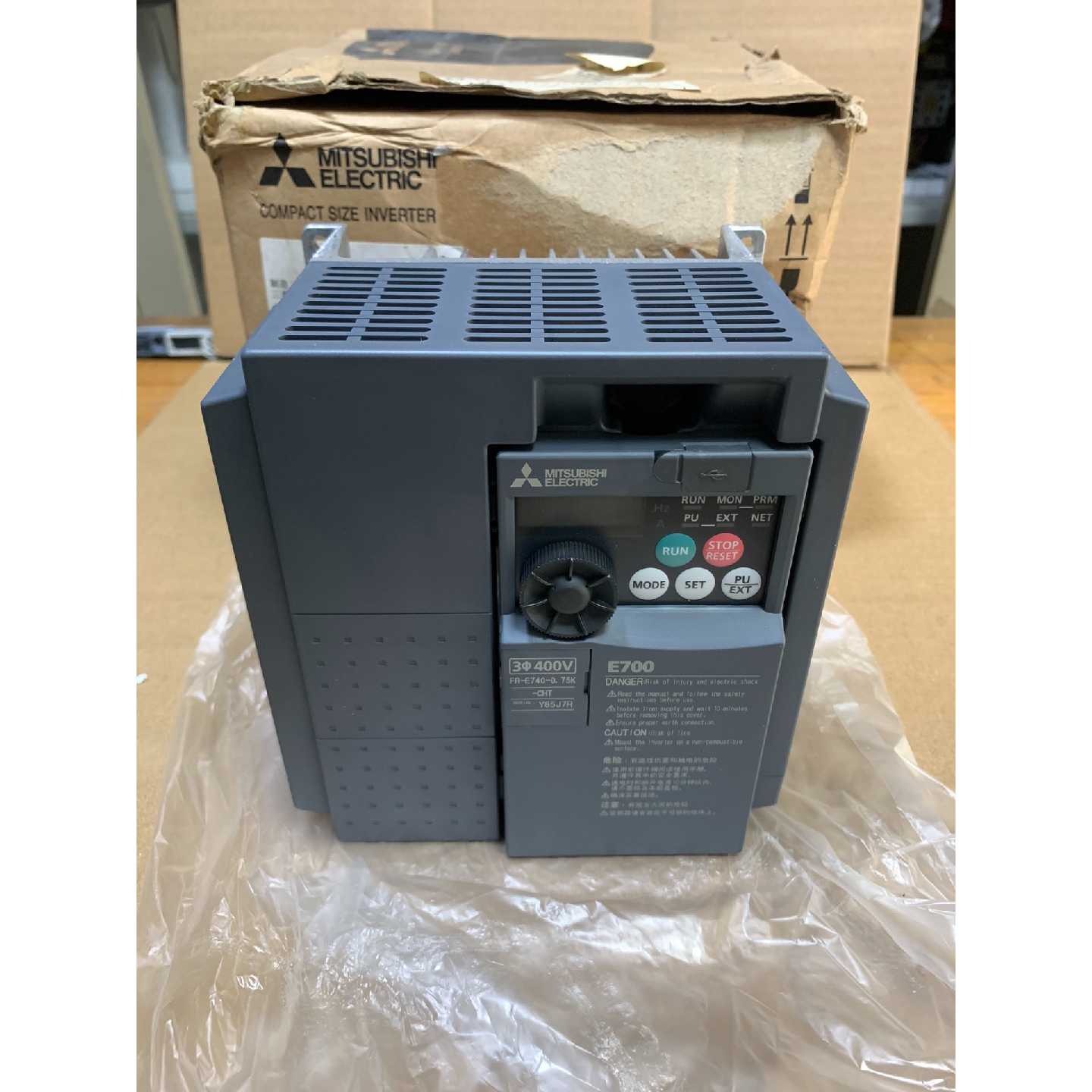 【议价-可维修】Mitsubishi 变频器 FR-E740-0 75K 0.75K /二手均