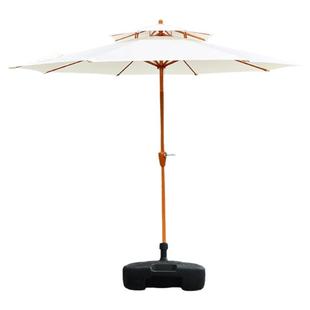 户外遮阳伞庭院伞摆摊伞室外大太阳伞中柱伞夜市网红花园折叠露营