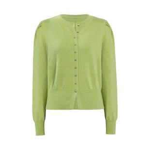 IAmMIX27秋冬圆领针织衫女短款显瘦简约百搭亮丝羊毛混纺套头毛衣