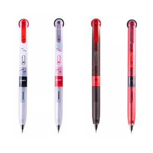 德尔施齿轮笔黑科技赛博机甲齿轮时代中性笔创意转动出芯高颜值学生考试刷题笔转动出芯CS尖速干0.5碳素黑笔