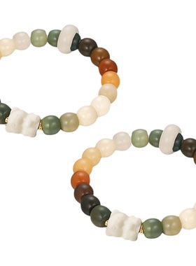 小众设计白玉菩提手串盘玩珠子