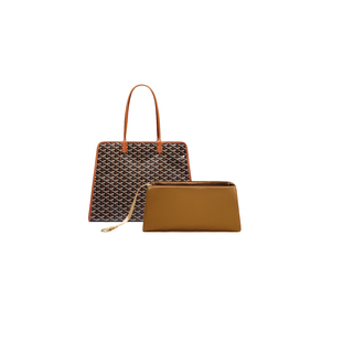 宛乐适用戈雅Goyard Hardy狗牙哈迪托特肩带电脑位杜邦纸内胆拉链