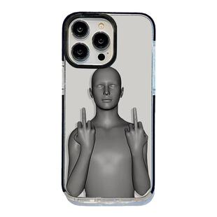 哩卜哩卜赛博朋克适用苹果16手机壳新款iPhone17promax黑边硬壳女11保护套x13pro全包防摔12小众15plus个性男