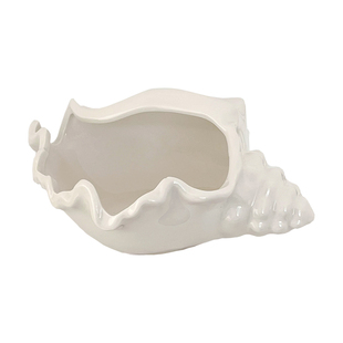 陶瓷海螺贝壳饰品收纳盘 文艺家居装饰摆件 ins玄关钥匙收纳托盘