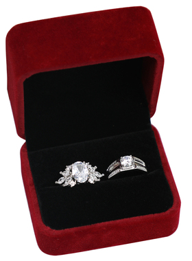 三克拉鸽子蛋戒指活口可调对戒