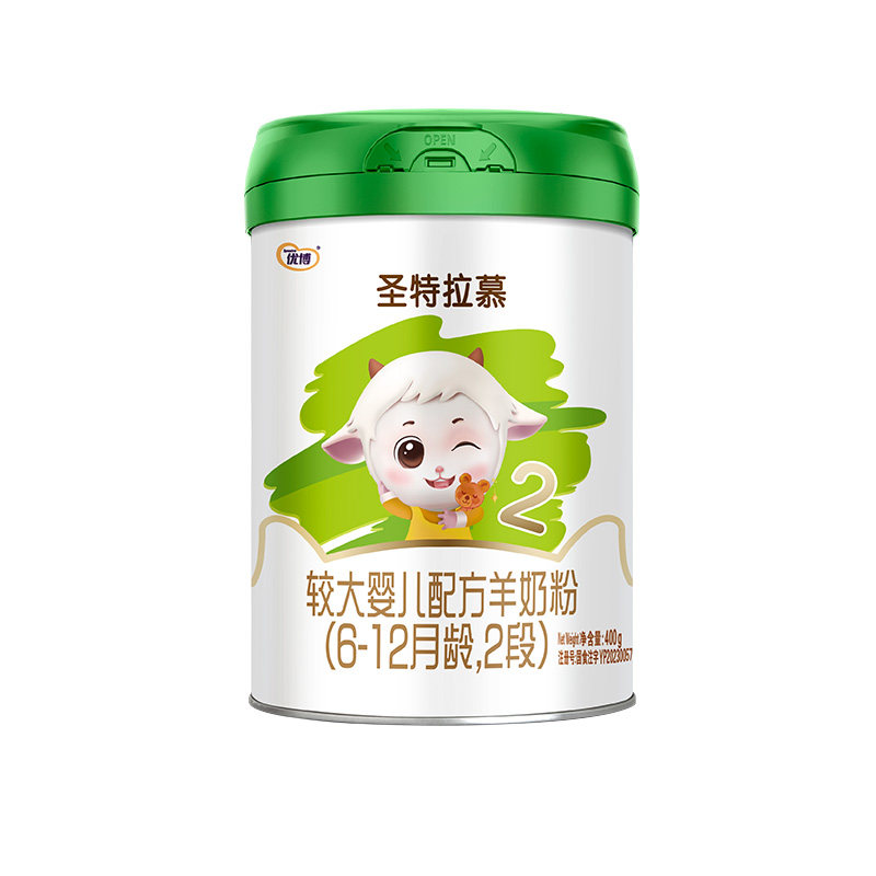 圣元优博圣特拉慕优博6-12个月羊奶粉2段400g荷兰进口奶源 圣元优博实拍商品图