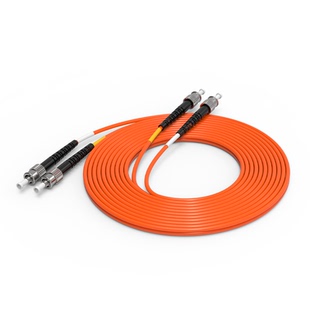 5G机房多模双芯光纤跳线千兆ST-ST多模电信级跳纤卡口圆尾纤st-st双工光纤线1/3M/5/10/20/25米OM2单芯