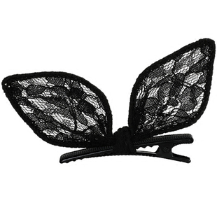 韩国ins兔耳朵发夹蝴蝶发卡夹子头饰刘海夹顶夹边夹女网红发箍女