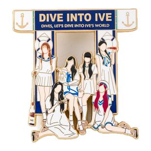 IVE周边DIVE INTO IVE专辑金属徽章小卡应援张元英挂摆件生日礼物