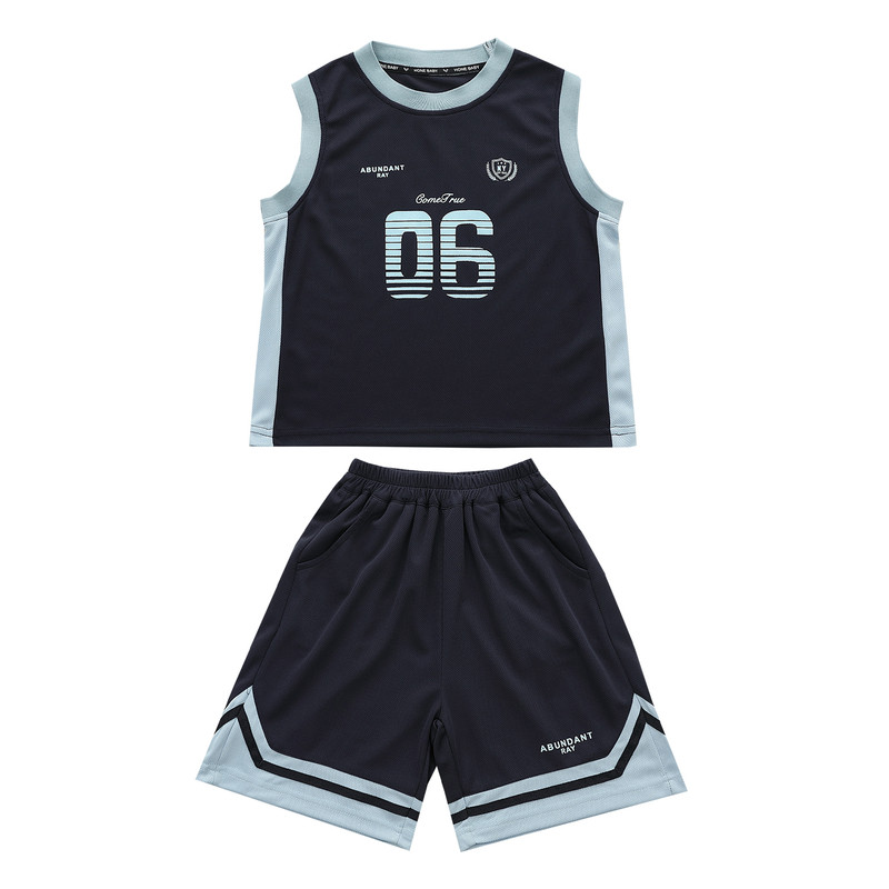 男童夏季运动服两件套速干篮球服
