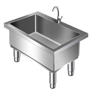 304不锈钢拖把池水槽一体式洗刷清洗池家用阳台户外大容量水池