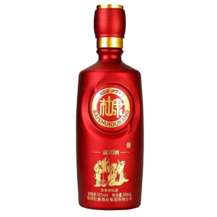 白水杜康52度整箱6瓶装礼盒装送礼原浆白酒珍藏浓香型杜康酒1988