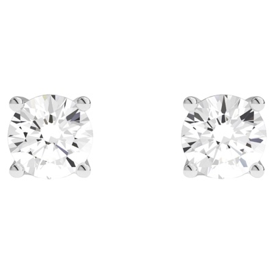 APM圆形耳钉925银简约时尚