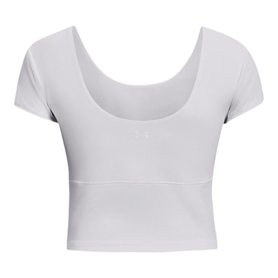 UA/安德玛正品Meridian SS Fitted女士时尚短袖T恤1379156-100