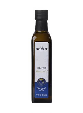 亚麻籽油食用油低温冷榨晟麦