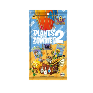 植物大战僵尸2二卡片八8周年庆典版50元包一盒纪念金币卡牌收集册