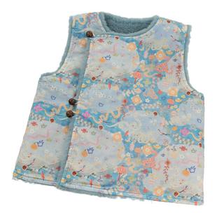 童装年服双面马甲纸样1:1布懂时光自主打版图样DIY手工制作BD-078