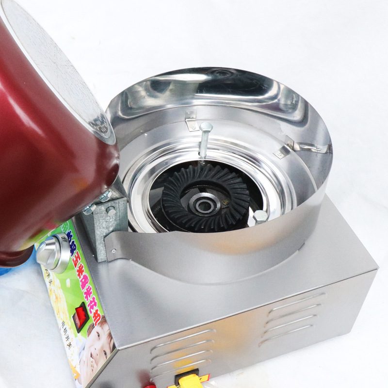 爆米花机夜市摊美食街燃气单锅爆米花机 电气两用商用爆米花机器