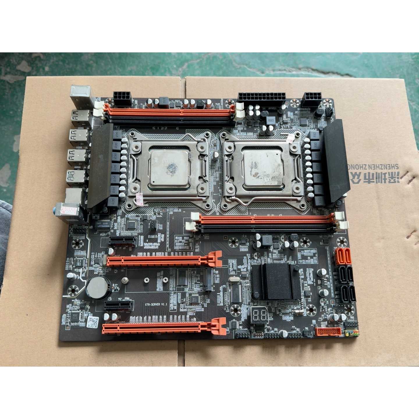 议价-X79-SERVER V1.1双路,CPU一起的价格,E5-