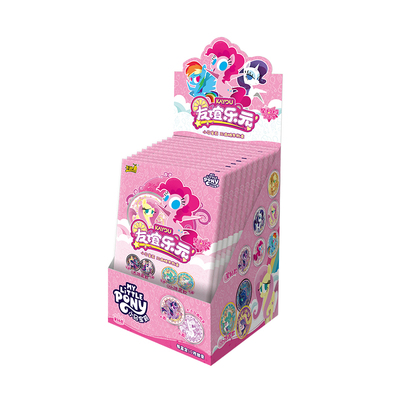 卡游小马宝莉双面糖果徽章星幻版