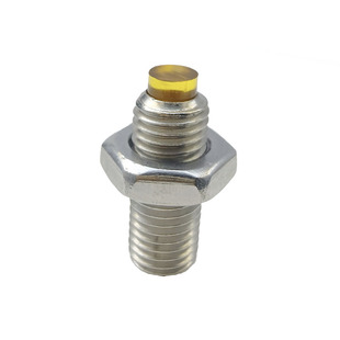 M5M6M8M10-M14细牙气缸缓冲螺栓聚氨酯胶头机米螺丝限位阻挡螺钉