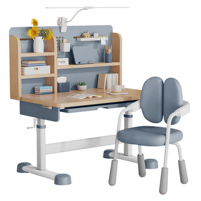 读书郎儿童学习桌小学生家用写字2026新款书桌可升降课桌椅子套装