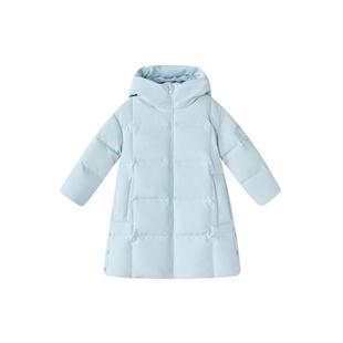 笛莎官方旗舰童装女童长款羽绒服秋冬季儿童三防极寒加厚保暖外套