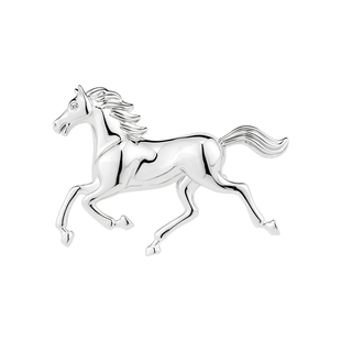 HELAS赫拉新年Horse幸运系列培育钻钻石安妮的骏马胸针S925银胸针