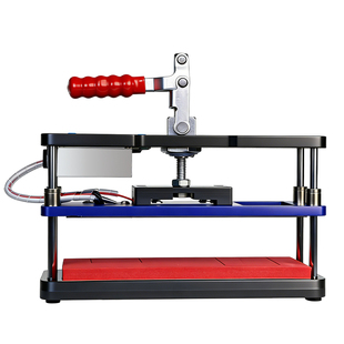 手机加热保压机手机屏幕后盖支架维修工具双轨安卓苹果保压台快速