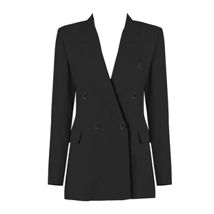 DPLAY黑色西装女士好看春季新款气质ins风宽松休闲时尚外套上衣
