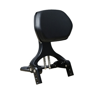 适用奔达黑旗500折叠靠背快拆边包防水边包伸缩型摩托车靠椅改装