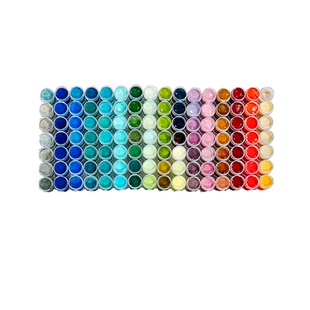 351色景泰蓝釉料掐丝珐琅画diy材料50g瓶装100目已淘洗原矿石颜料