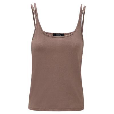 COCOBELLA设计感双肩带针织背心可外穿混搭打底吊带VT0013B