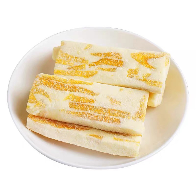 内蒙古特产芒果奶糕片厚乳牛扎芒果干软糯酪条独立包装官方旗舰店