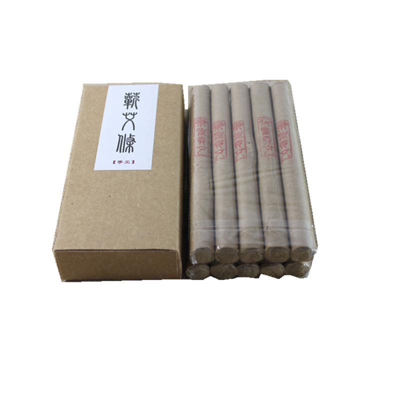 药圣贡艾蕲春李时珍三年温灸陈艾石臼打绒纯手工艾条艾草叶家用