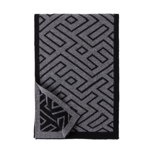 【专柜同款】上海故事2025秋冬新款100山羊绒围巾男士围脖礼盒装