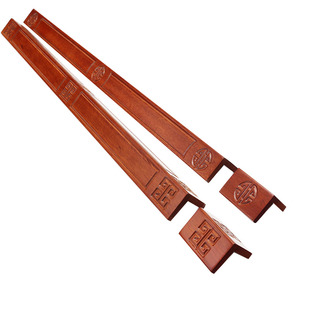 玲杰纯实木雕刻护墙角新中式护角条护角线加长木质护角墙角保护条