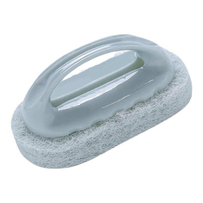 3个强力加厚厨房洗锅清洁刷去污海绵擦手柄浴室瓷砖除垢创意耐用