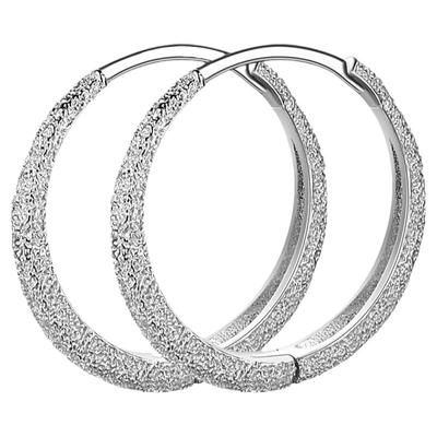 老银匠925纯银漫天繁星耳圈