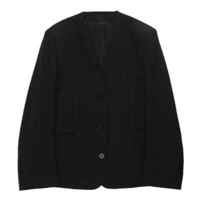 SOLSOLBYSOLSOL ETHOR设计师品牌 24秋冬新款 无领西装外套