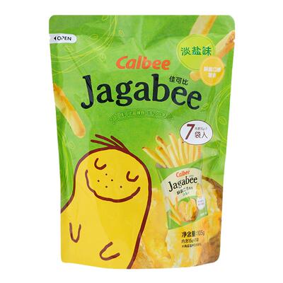 jagabee佳可比淡盐味薯条