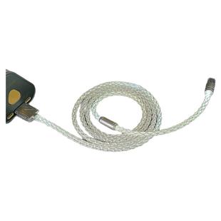 单晶铜航插线白光8k回报率磁轴键盘数据线客制化镂空TypeC充电线