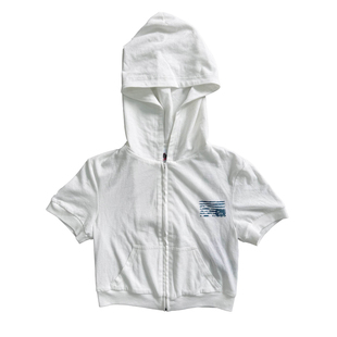 FOURFORTY G2 HOODIE 女团学穿搭 印花短袖T恤连帽开衫