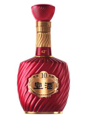 宣酒10年42度绵柔型白酒480ml*2